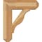 Ekena Millwork Funston Craftsman Rough Sawn Bracket w/ Offset Brace, Western Red Cedar, 8"W x 24"D x 28"H BKT0806X24X28FST04RWR - alternate 3